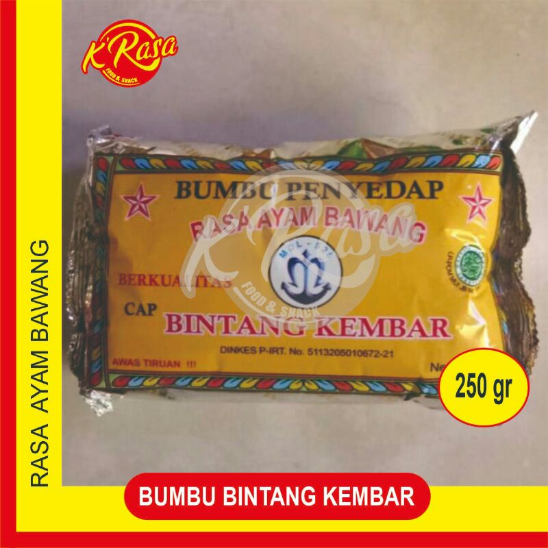 

Bumbu rasa ayam bawang / atau balado 250 gr ( bintang kembar )