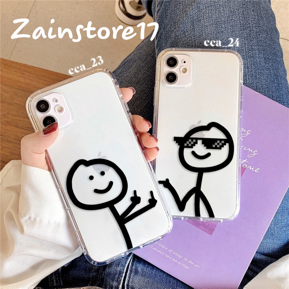 CUSTOM CASE DESAIN COUPLE CUTE NEW SERIES SOFTCASE CLEARCASE / ANTICRACK / BLACKMATTE CASING FOR ALL