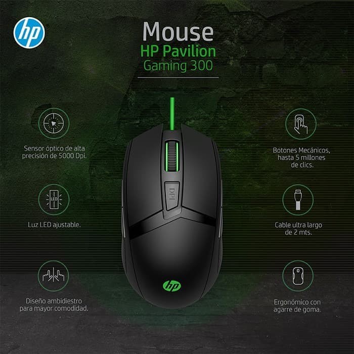 Mouse Gaming HP Pavilion 300