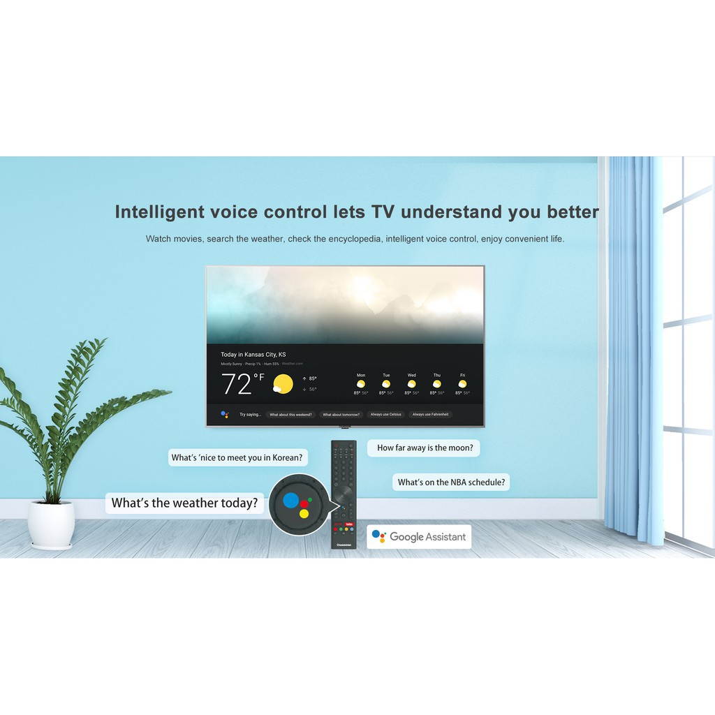 ANDROID TV CHANGHONG U65H7A 65 Inch  4K UHD Android 9.0  Garansi Resmi Magelang