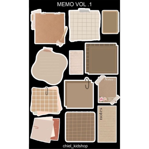 

sticker memo | sticker jurnaling