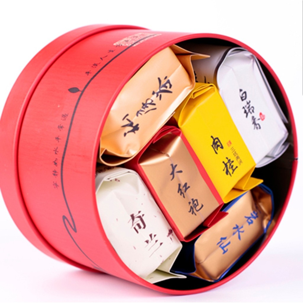 

Tea Set (QiLan, Shui Xian, Cinnamon , DaHong Bao, Yiyan , Wu Yiyan)