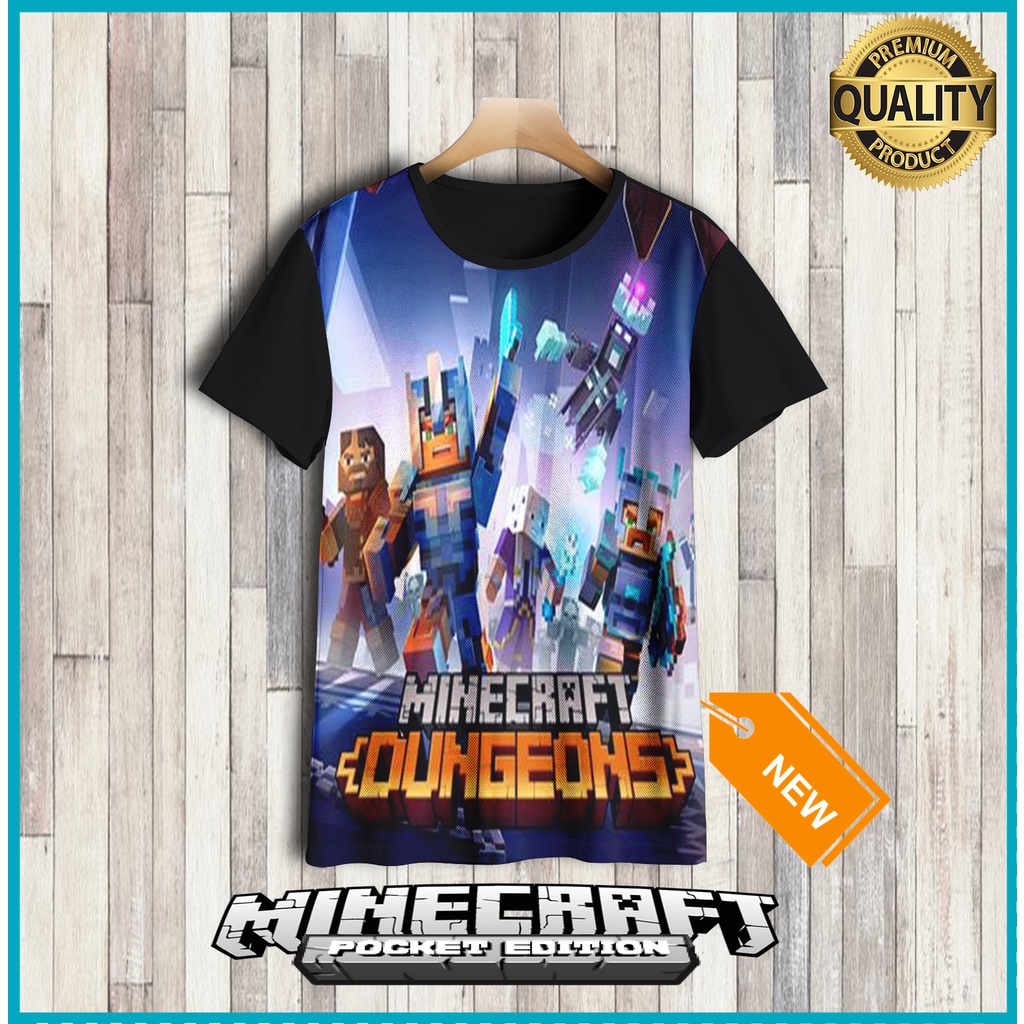 Kaos Anak Minecraft Dungeon
