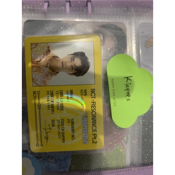 Johnny NCT2020 pt.2 Resonance ID Card PC