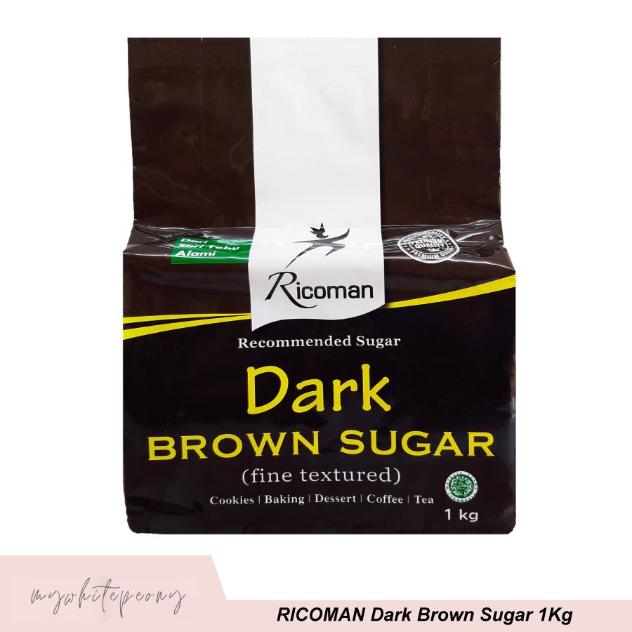 

Dark Brown Sugar Ricoman 1kg / gula