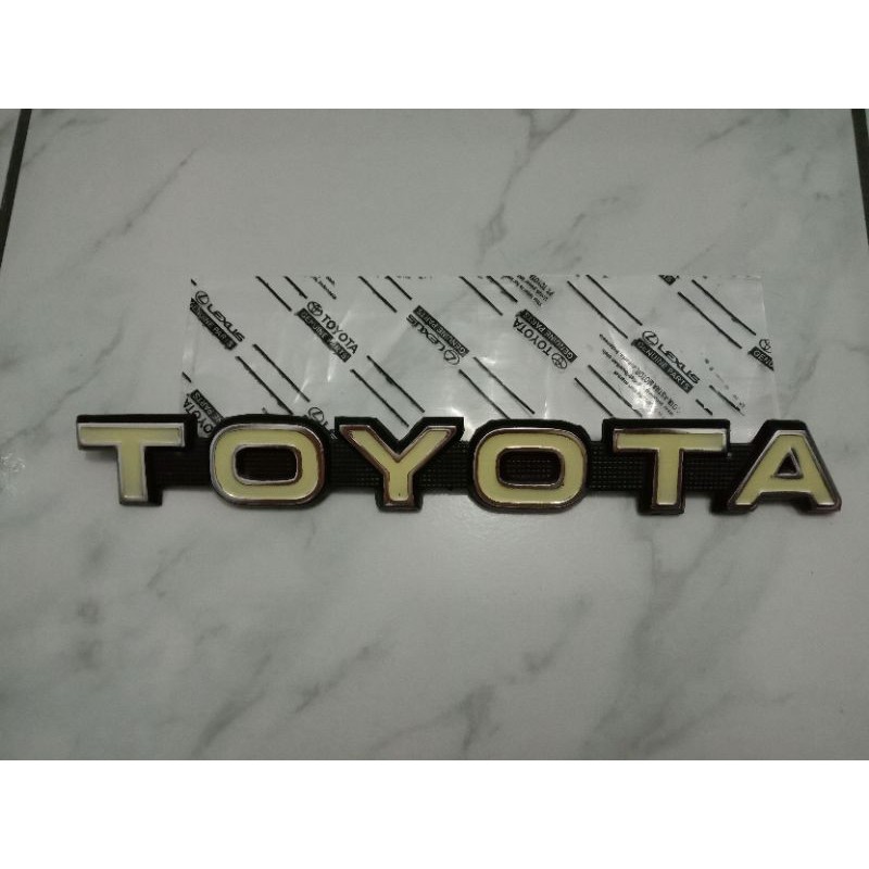 emblem Toyota hardtop 2f