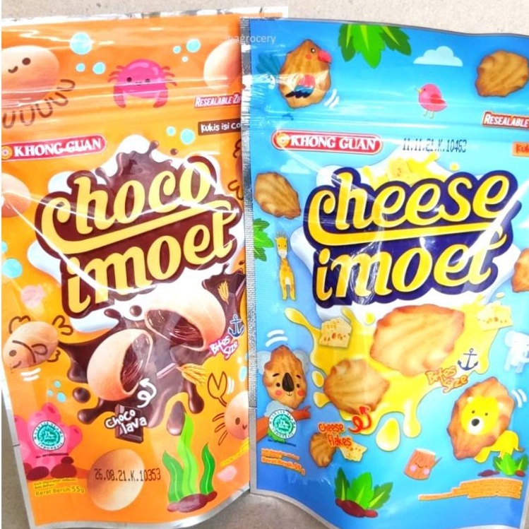 

KHONG GUAN CHOCO IMOET & CHEESE IMOET 55 GRAM / CHOCO IMOET KHONG GUAN / CHEESE IMOET KHONG GUAN