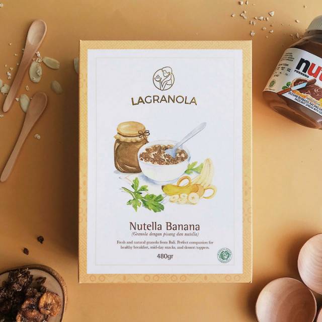

granola nutella dan banana