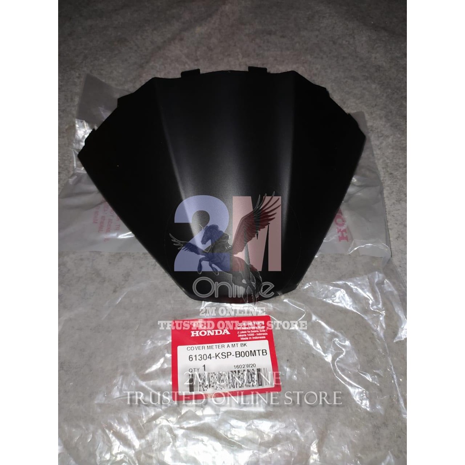 Mm COVER METER MEGAPRO MONO HITAM DOFF ORI AHM 61304-KSP-B00MTB
