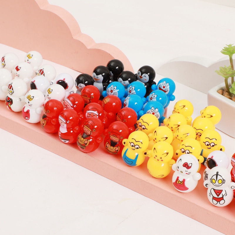Mainan Tumbler Motif Kartun Doraemon Untuk Dekorasi
