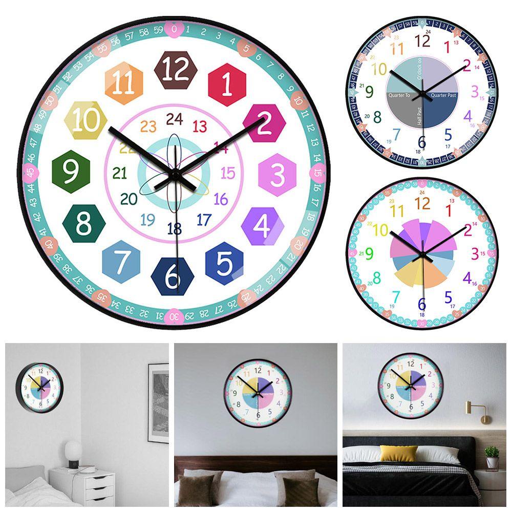 Top Wall Clock Playroom Anak Belajar Cerita Waktu Dengan Mudah Bagus Jam Dekorasi Dinding Untuk Anak