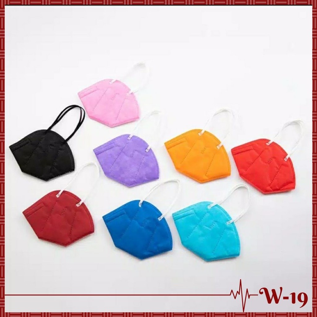 Masker KN95 Medical Grade 5ply / KN95 Colored / KN95 Warna Warni / KN95 Colors / KN95 Anak