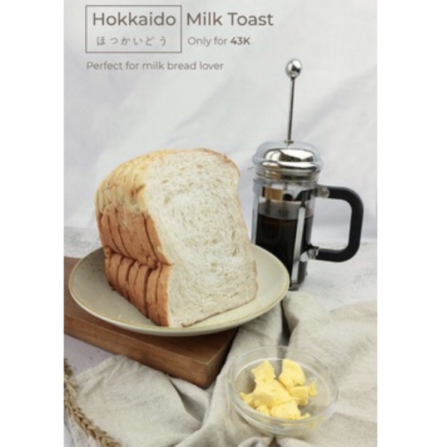 

Roti tawar susu/ Hokkaido Toast