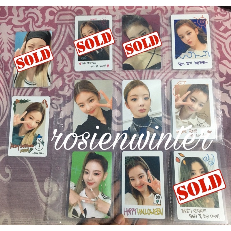 PHOTOCARD LIA ITZY NBD NO BAD DAYS PC