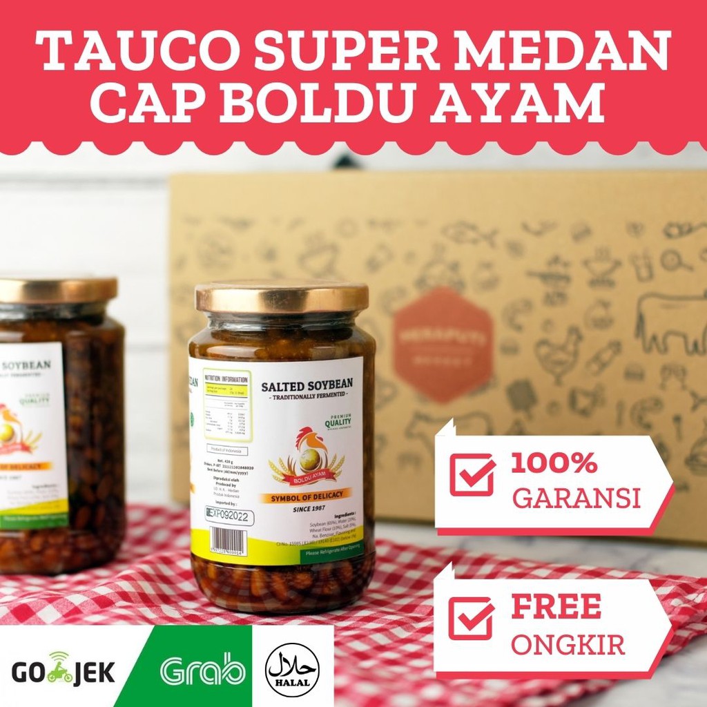 

Tauco Super Medan Cap Boldu Ayam, 420g