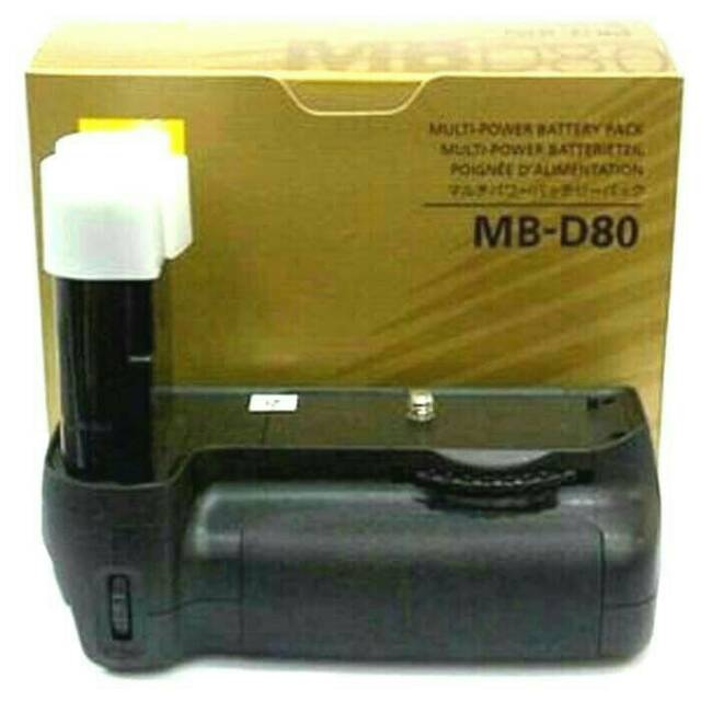 Baterai Battery Batre GRIP NIKON MB-D80 for D90 Vertical Grip for baterai Enel3e