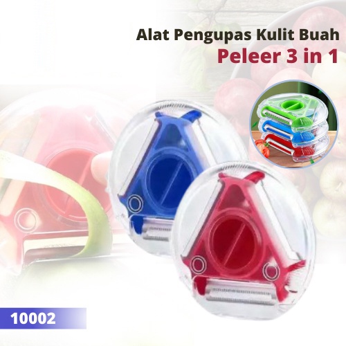 ALAT PENGUPAS SERBAGUNA KULIT BUAH 3IN1 PISAU KUPAS KULIT BUAH PEELER