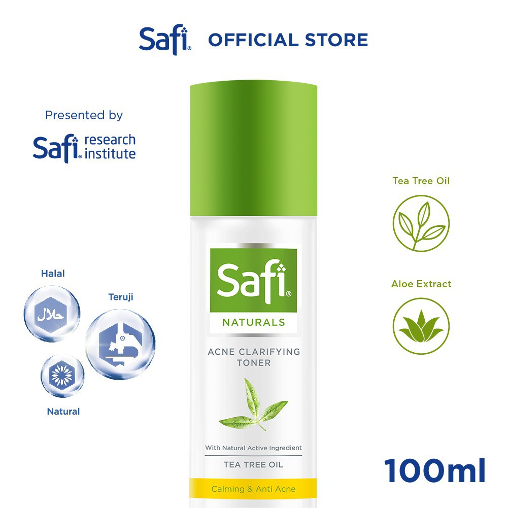 Safi Naturals Acne Clarifying Toner 100ml Shopee Indonesia