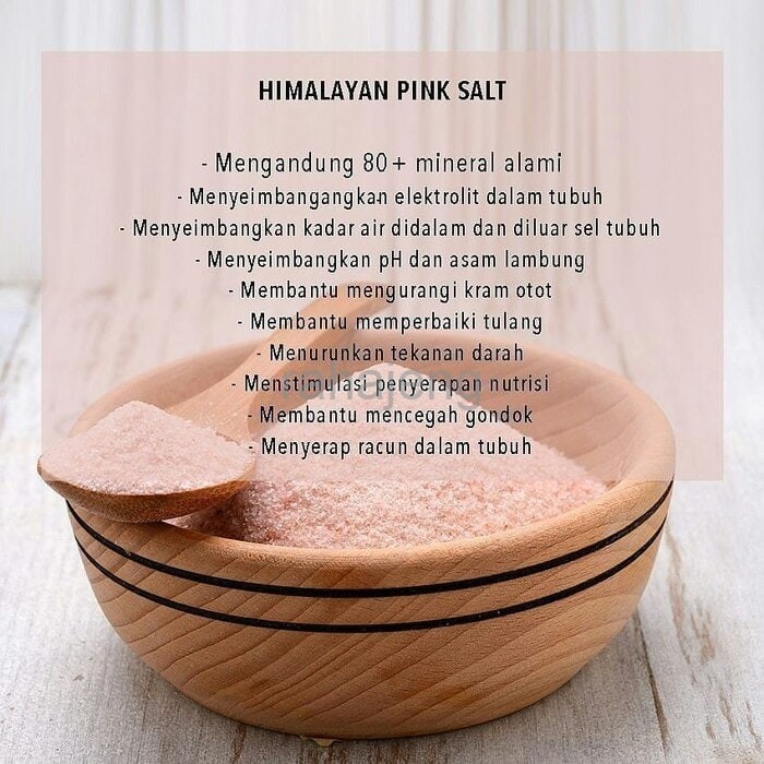 

Garam Himalaya 200g Halus / Himalaya Pink Salt Fine