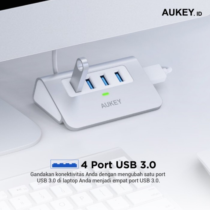 USB HUB 4 Port Aukey CB-H5 USB HUB 3.0 Aluminium