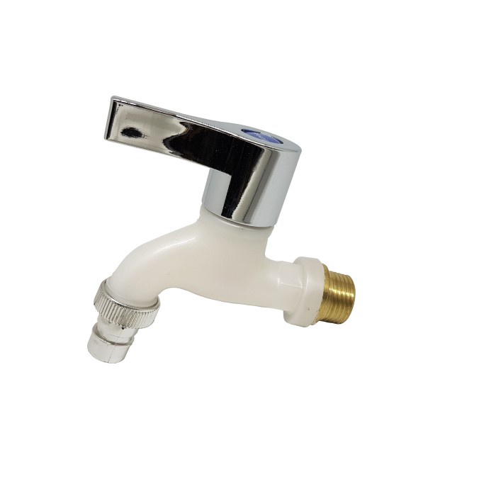 Keran Kran Air Plastik Taman Drat Kuningan Kran Tembok Mesin Cuci 1/2 Inch Warna Warni