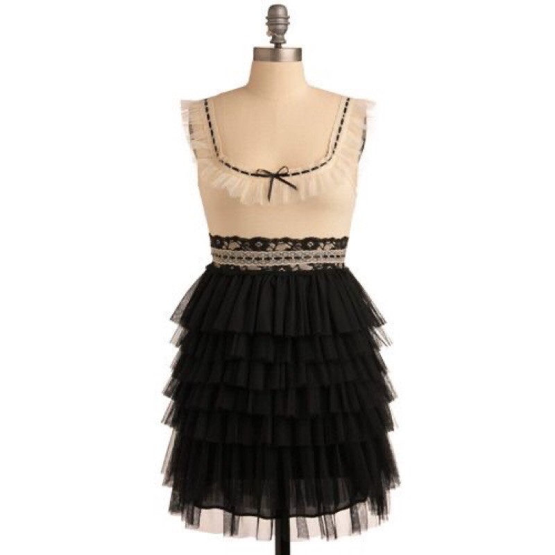 DRESS TUTU KOREA FITTED BODY