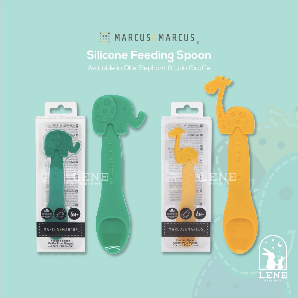 Marcus &amp; Marcus Silicone Feeding Spoon