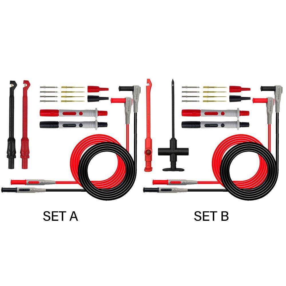 Preva Multimeter Test Lead Tahan Lama Baru Ditingkatkan Multimeter Digital Multi Meter Test Lead Probe Wire Pen Cable Universal 20A 1000V Kabel Kawat Untuk Digital Multi Meter