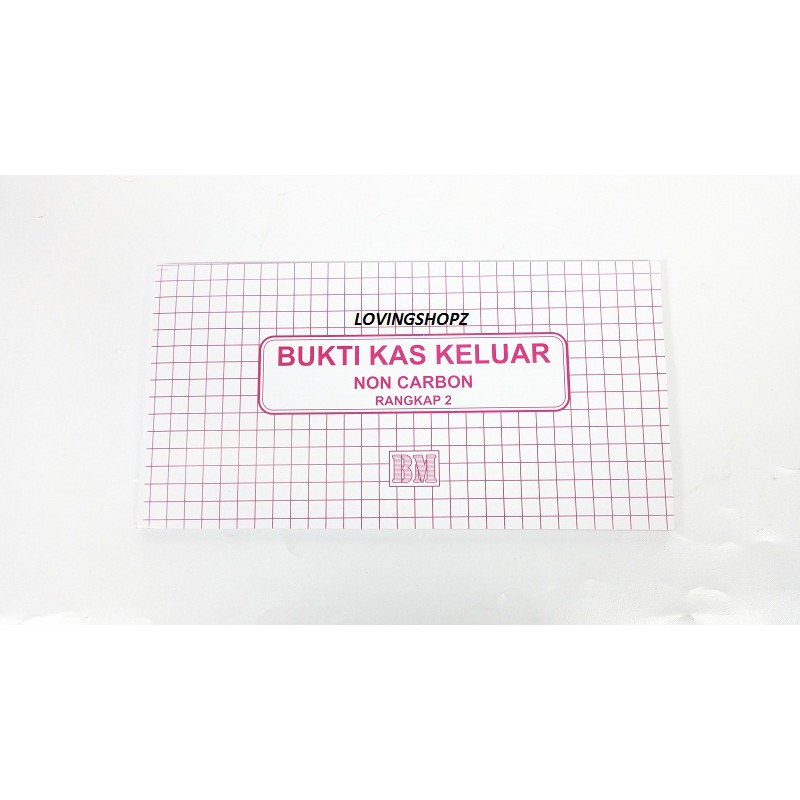 

Buku Bukti Kas Keluar, bukti pengeluaran