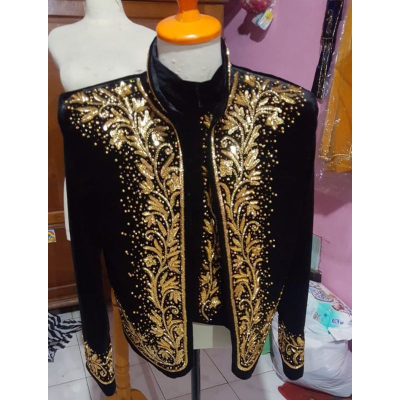 baju pengantin bludru / baju pengantin jawa soloan