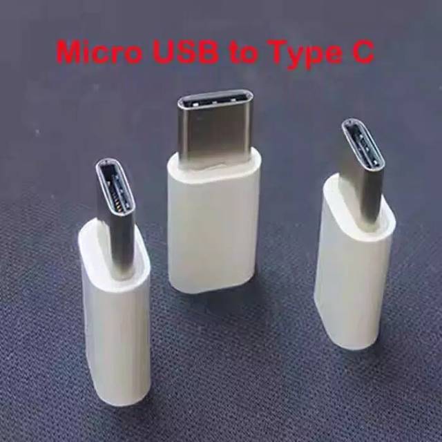 Konektor Micro Ke Tipe C Usb Converter Conektor Kabel Powerbank