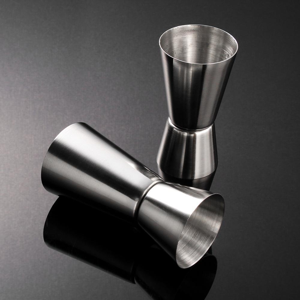 Solighter Measure Jigger Cup Barware Stainless Steel Dual Shot Gadget Dapur