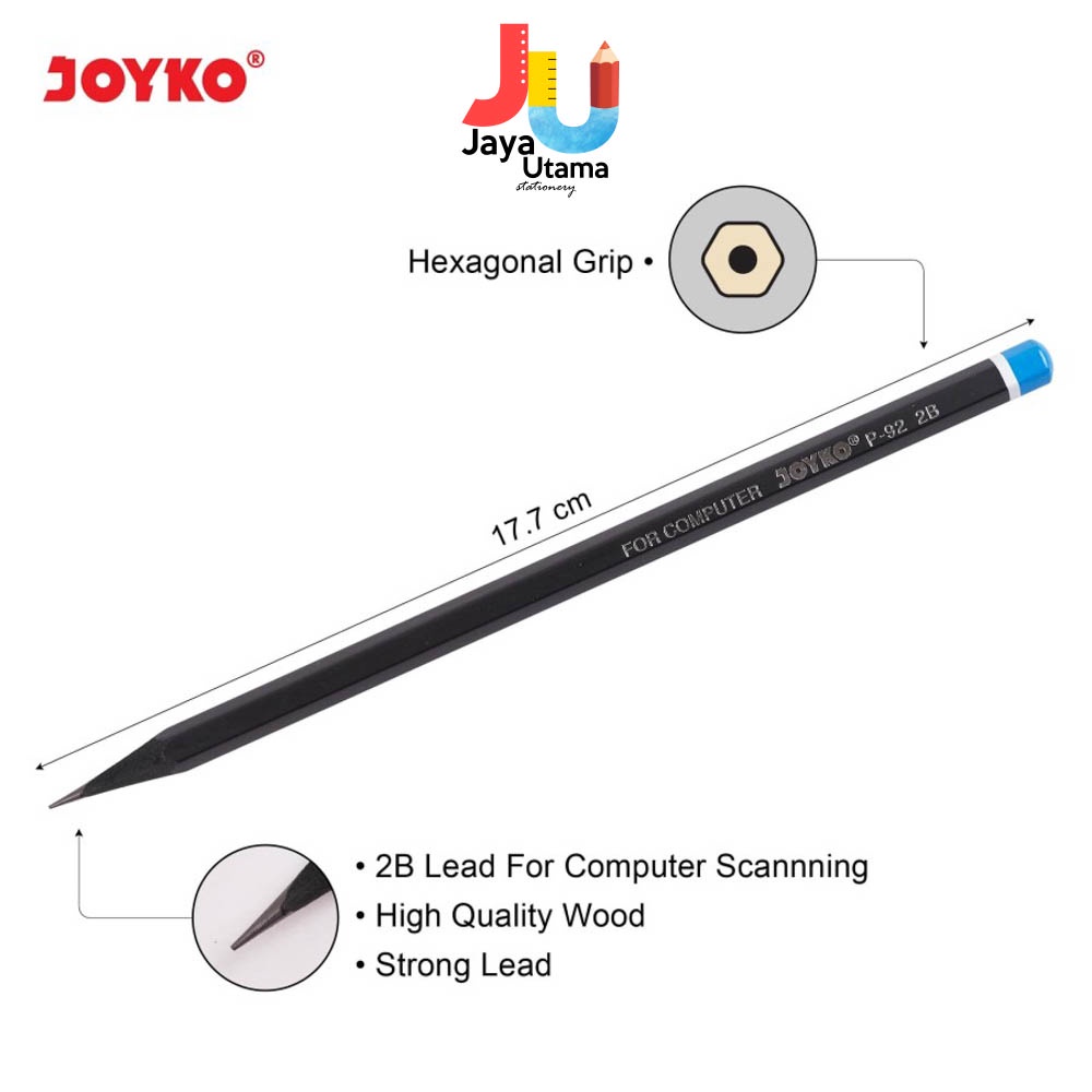 

Joyko Pensil Pencil P-92 P92 2B