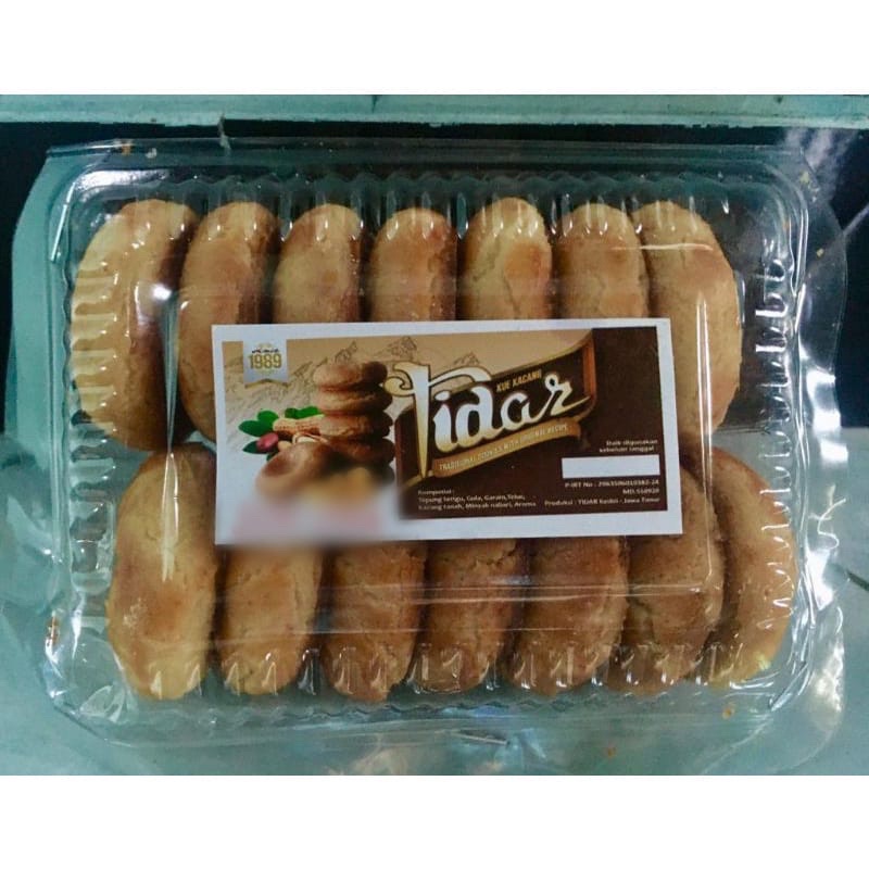 

TIDAR ROTI KUE KACANG TIDAR ISI 14 PCS/KEPING OLEH - OLEH KHAS KEDIRI