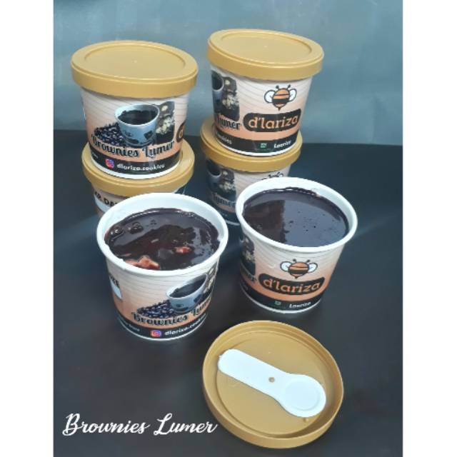 Brownies lumer dessert cup