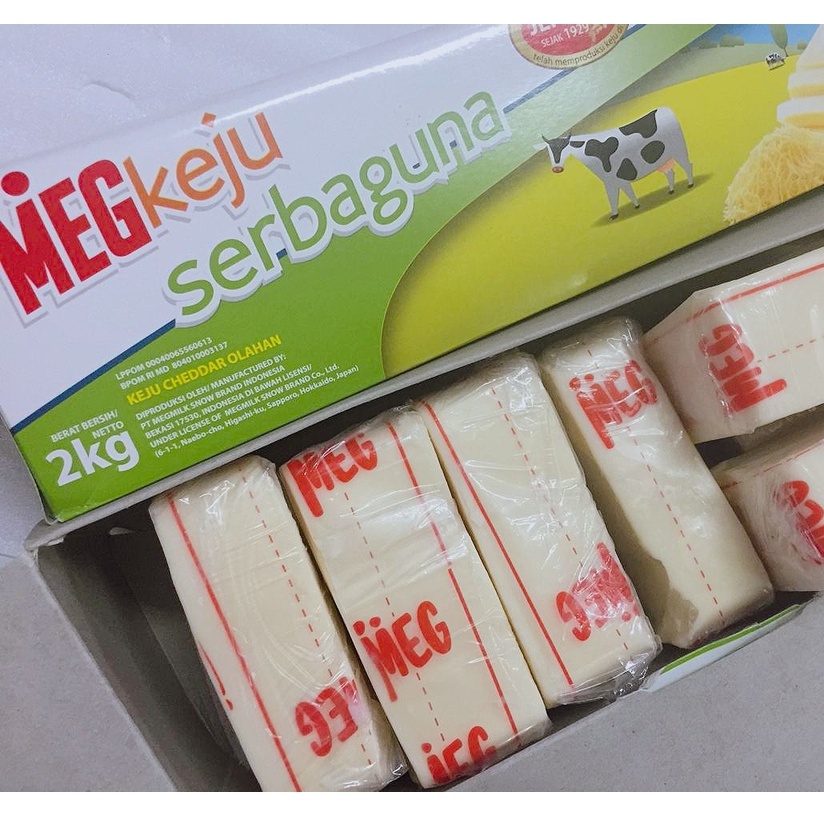 Jual Keju MEG Keju Cheddar Olahan Serbaguna - Kemasan Repack | Shopee ...