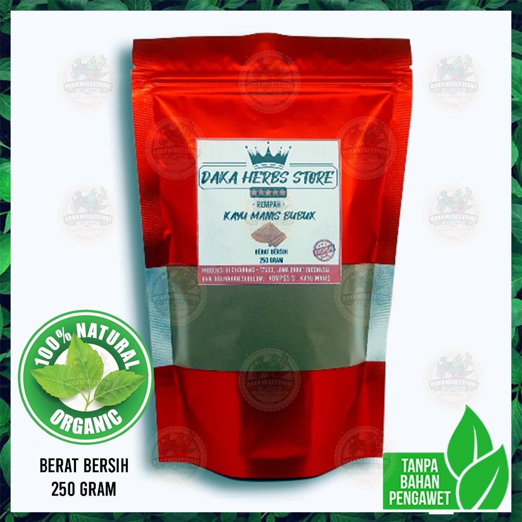 

KAYU MANIS BUBUK MURNI 250 GRAM