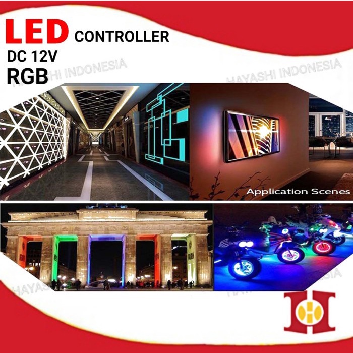 Kontroler LED RGB DC12V Controller LED Strip