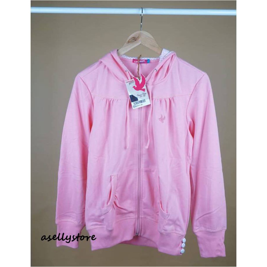 Jaket Cardinal Girls-PINK/Sweater Hoody Cardinal Girls/Jaket Hoody Wanita Cardinal Original
