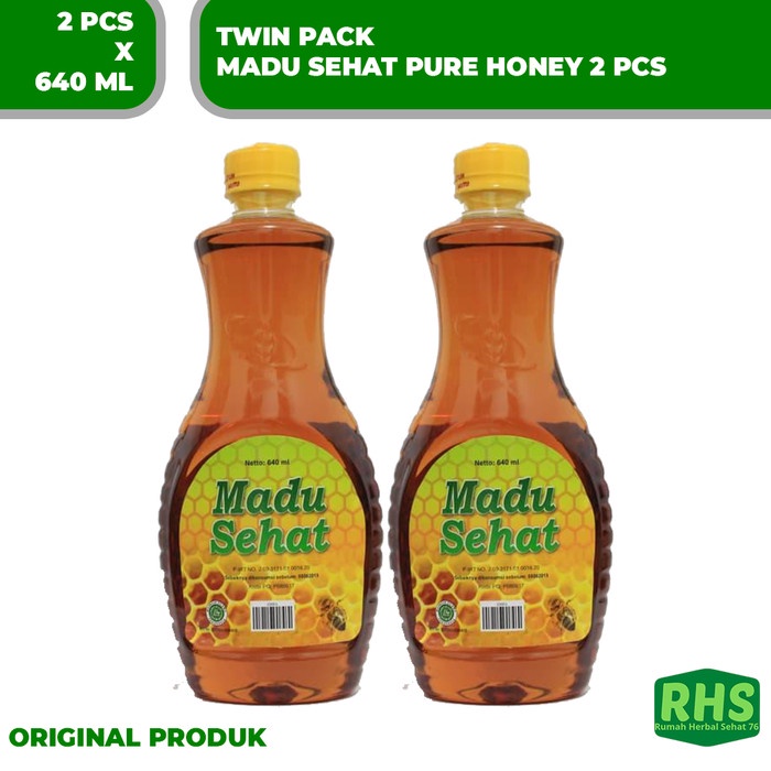 

madu- madu sehat 640ml - paket 2 botol -madu.