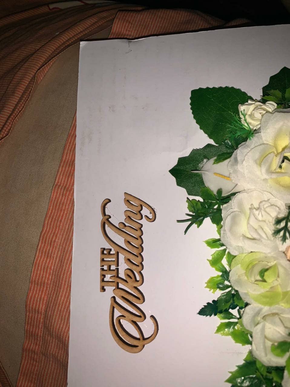 Lafadz Allah Muhammad Dekorasi Mahar Akrilik Gold Emas