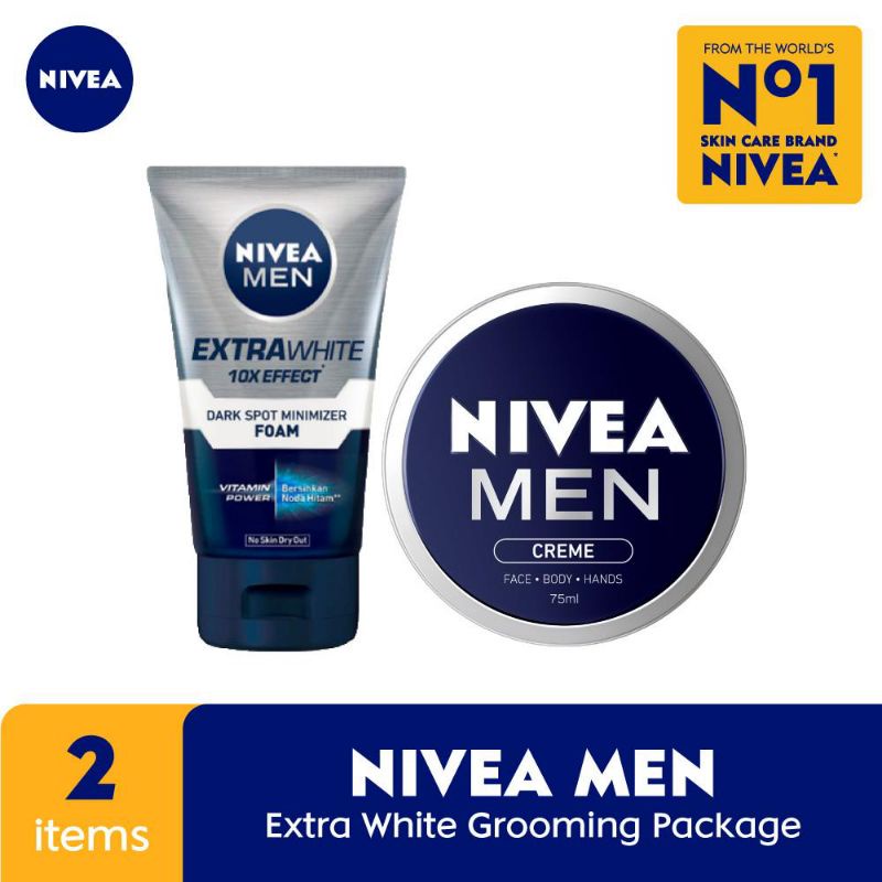 Nivea Men Facial foam Dark spot + Nivea Men Creme