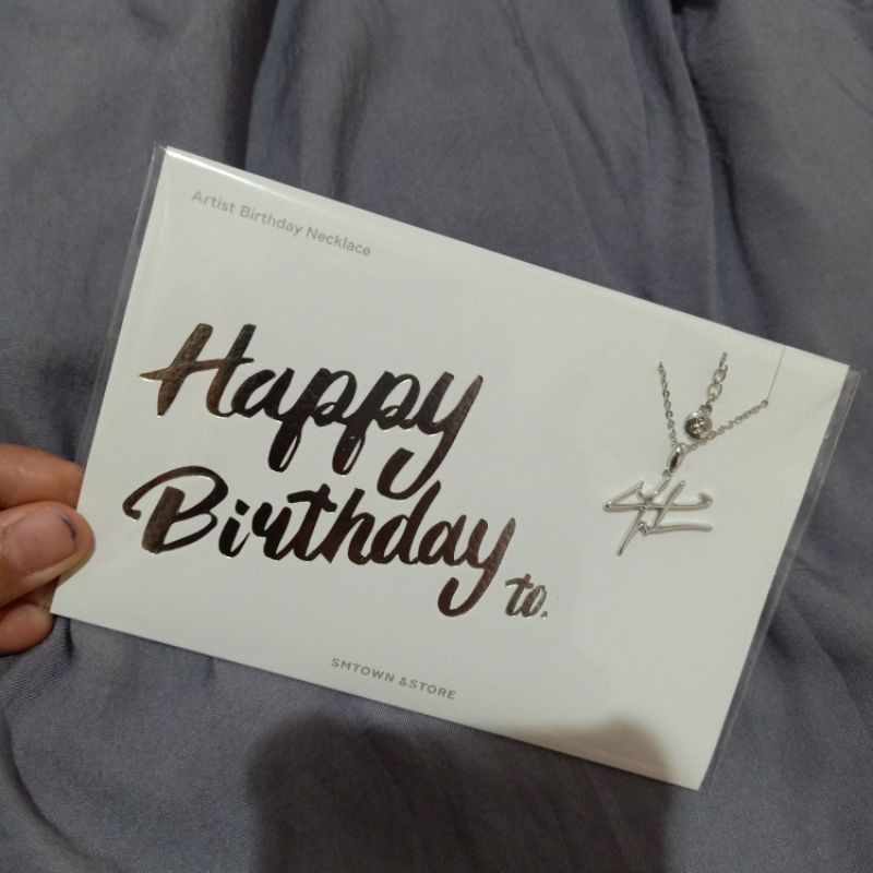 Birthday Necklace Chanyeol Sealed