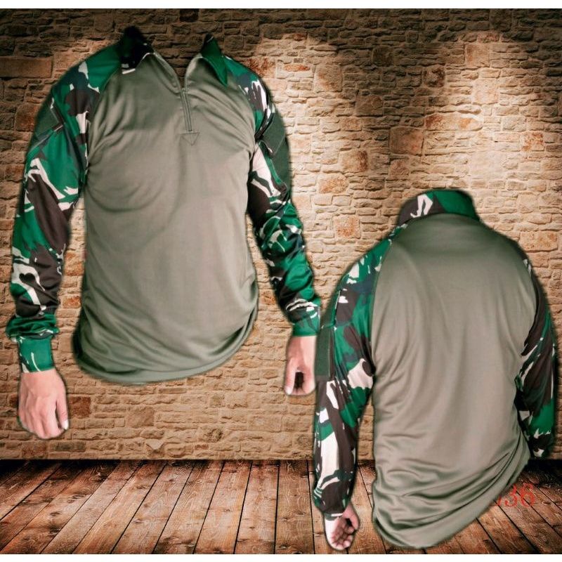 BAJU KAOS BDU DRYFIT TNI LORENG MALVINAS