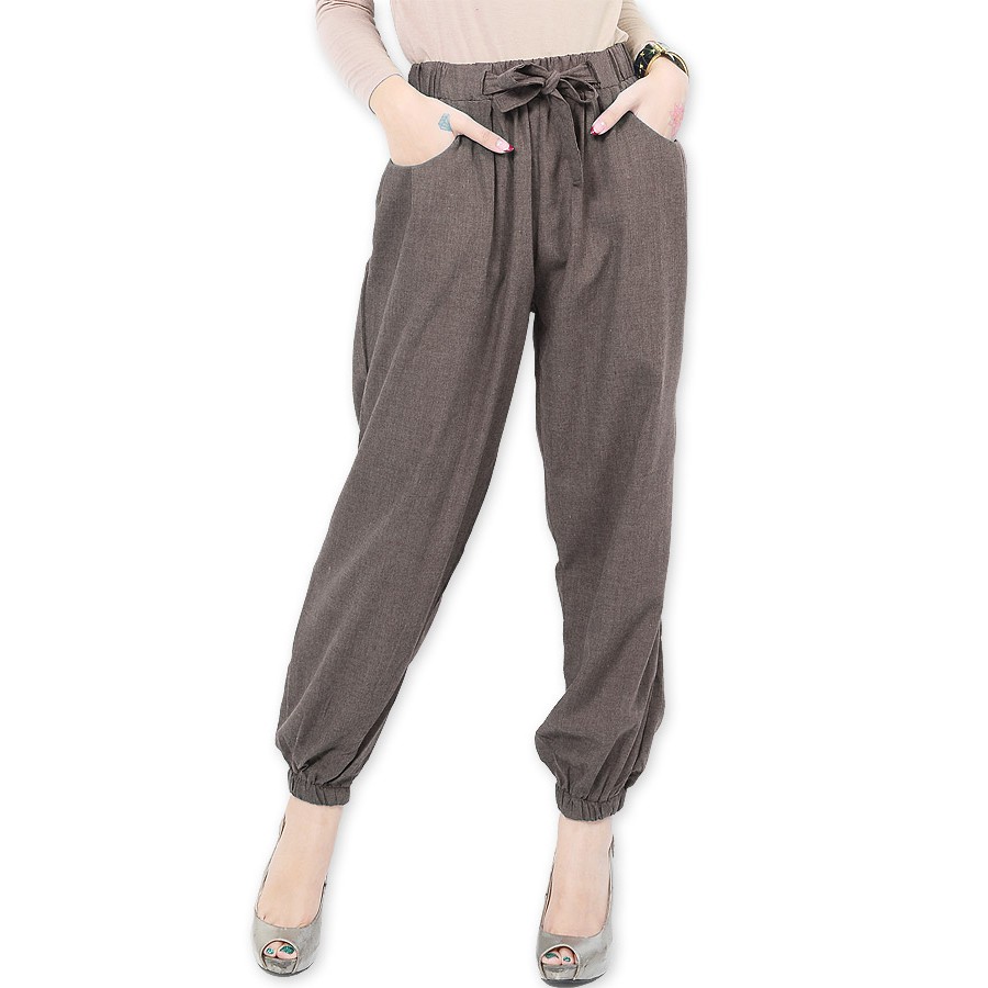  Celana  Jogger  Sweet Tie Wanita  Comfortable AllSize fit up 