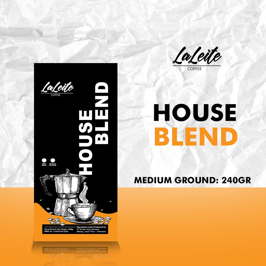 

LaLeite Coffee House Blend Bubuk Kasar 240gr