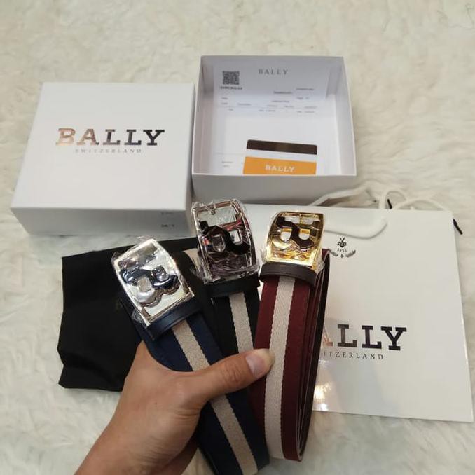 Pengiriman Cepat ikat pinggang pria fashion♎ ikat pinggang bally gesper bally belt bally import