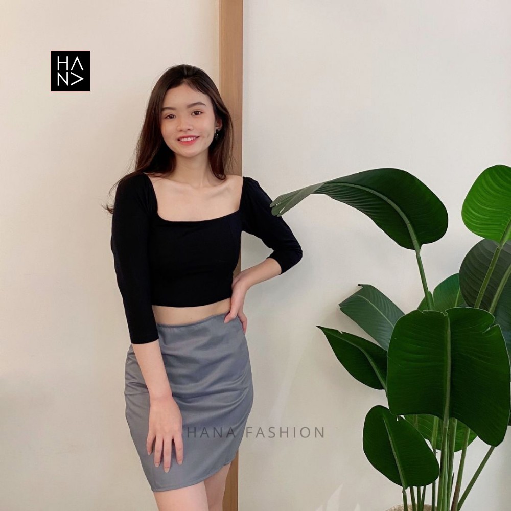 HanaFashion JKT - Patricia Crop Top Stylish Wanita Murah - CT093