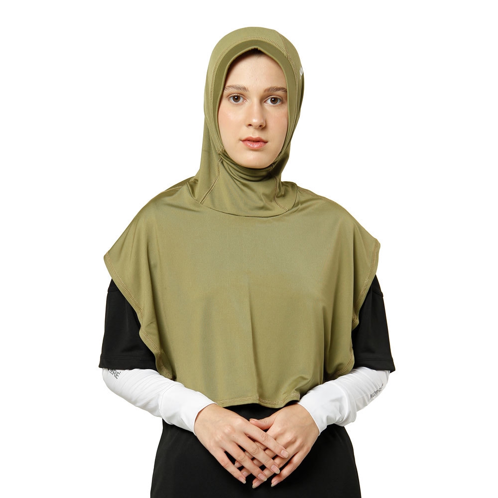 NOORE - Nadeen Sport Hijab - Olive - Hijab Olahraga | Shopee Indonesia