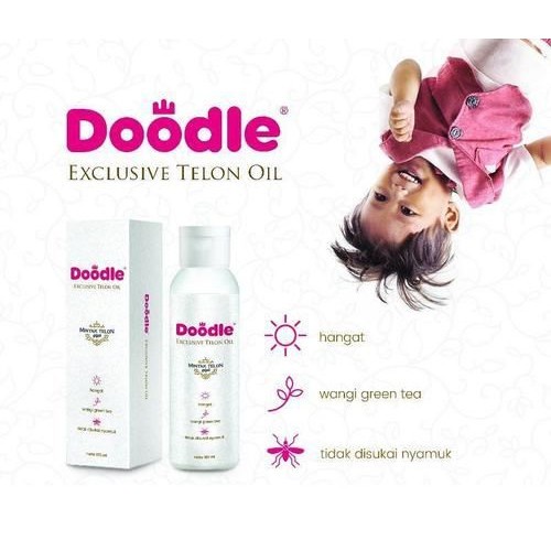 Doodle Exclusive Telon Oil 100ml  / Travel Size 60ml - Minyak Telon Plus Doodle